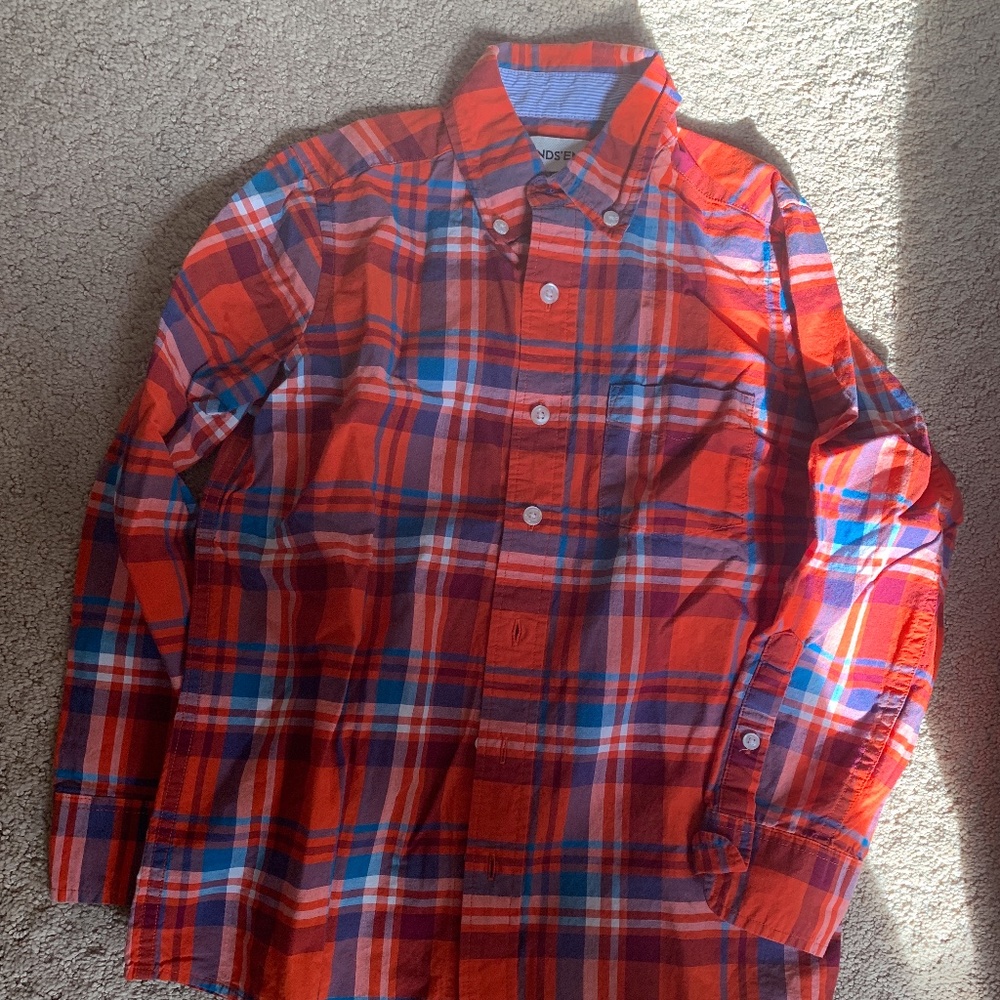Lands End Long Sleeve Button Down